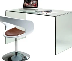 Biurko Clear Club 125x60 Cm Transparentne