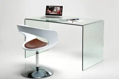 Biurko Clear Club 125x60 Cm Transparentne
