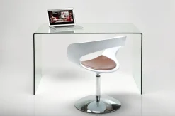Biurko Clear Club 125x60 Cm Transparentne