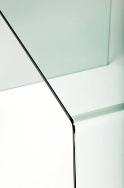 Biurko Clear Club 125x60 Cm Transparentne