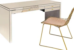 Biurko Luxury Champagne 140x61 Cm Szampańskie