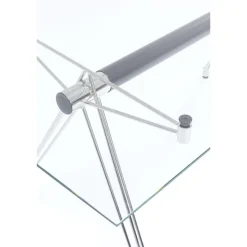 Biurko Officia 160x80 Cm Transparentne Blat Szklany