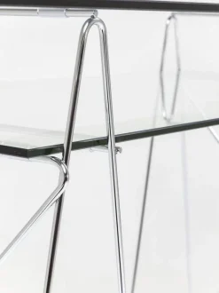 Biurko Polar 135x65 Cm Transparentne Blat 8 Mm