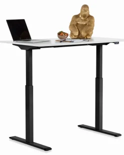 Biurko Smart 140x60 Cm Biało-czarne