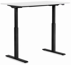 Biurko Smart 140x60 Cm Biało-czarne