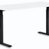 Biurko Smart 160x80 Cm Biało-czarne