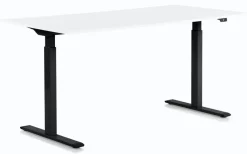 Biurko Smart 160x80 Cm Biało-czarne