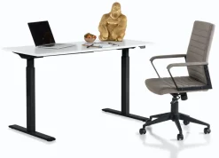 Biurko Smart 160x80 Cm Biało-czarne