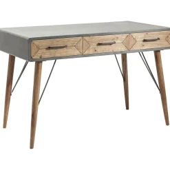 Biurko X Factory 120x60 Cm Szaro-drewniane