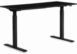 Biurko Z Elek. Regulacją Wysokości Smart 140x60 Cm Czarne