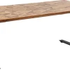 Biurko Z Elek. Regulacją Wysokości Stars 180x90 Cm - Drewno Recyklingowane