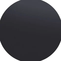 Blat Okrągły Czarny MDF Ø80 Cm