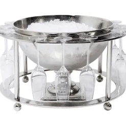 Cooler Do Butelek Champagne Time ∅61x38 Cm Srebrny
