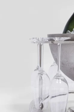 Cooler Do Butelek Champagne Time ∅61x38 Cm Srebrny