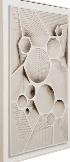 Dekoracja ścienna Geometryczna 3D 80x120 Cm