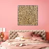 Dekoracja ścienna Gold Leaf 120x120 Cm Złota