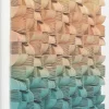 Dekoracja ścienna Kolorowa Pezzi Z Płótna Lnianego 75x100 Cm