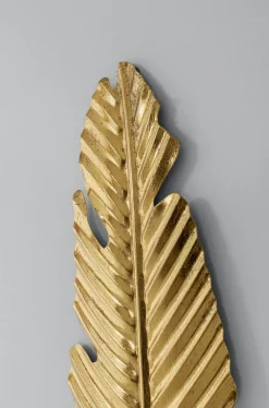 Dekoracja ścienna Leaf 26x92 Cm Złota