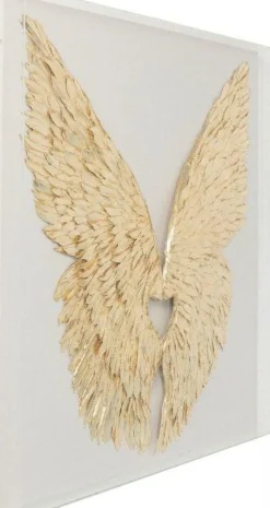 Dekoracja ścienna Wings 120x120 Cm Złota
