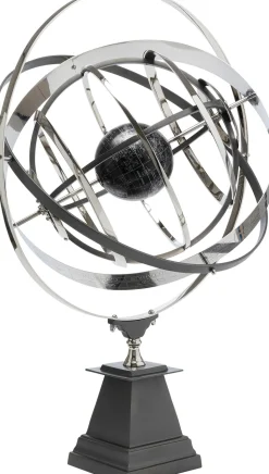 Dekoracja Do Salonu Sfera Armilarna Stal I Aluminium 56x82 Cm