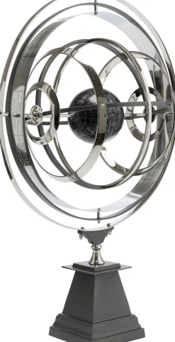 Dekoracja Do Salonu Sfera Armilarna Stal I Aluminium 56x82 Cm