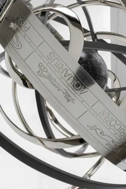Dekoracja Do Salonu Sfera Armilarna Stal I Aluminium 56x82 Cm