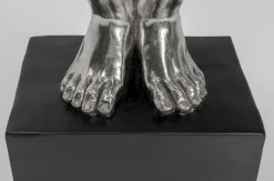 Dekoracja Stojąca Athlete XL 100x64 Cm Srebrna