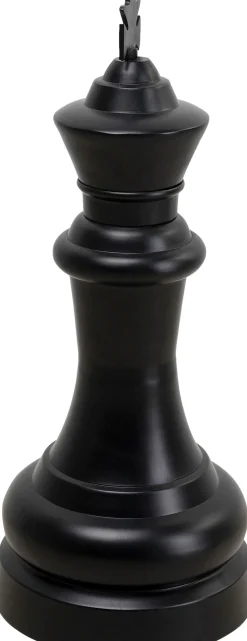 Dekoracja Stojąca Chess King Ø29x68 Cm Aluminium Czarna
