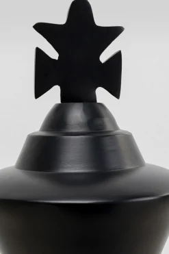 Dekoracja Stojąca Chess King Ø29x68 Cm Aluminium Czarna