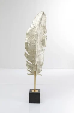 Dekoracja Stojąca Feather One 36x147 Cm Złota