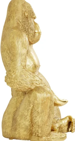 Dekoracja Stojąca Gorilla XXL 180x250 Cm Złota