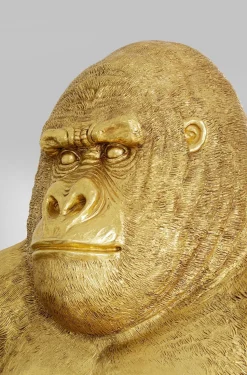 Dekoracja Stojąca Gorilla XXL 180x250 Cm Złota