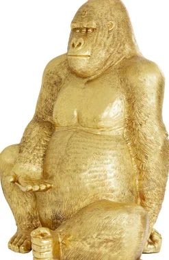 Dekoracja Stojąca Gorilla XL 130x180 Cm Złota