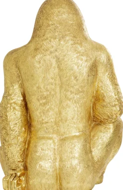 Dekoracja Stojąca Gorilla XL 130x180 Cm Złota