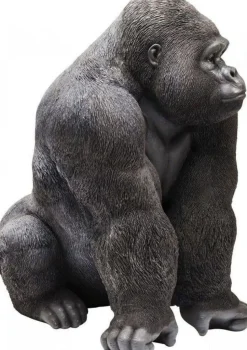 Dekoracja Stojąca Gorilla Front 90x107 Cm Czarna