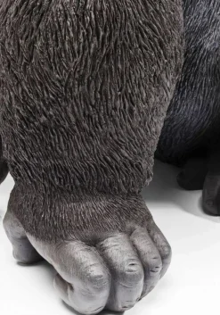Dekoracja Stojąca Gorilla Front 90x107 Cm Czarna