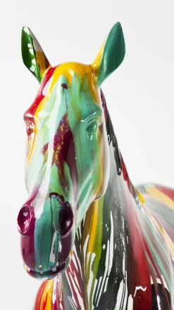 Dekoracja Stojąca Horse 216x164 Cm Kolorowa