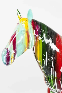Dekoracja Stojąca Horse 216x164 Cm Kolorowa