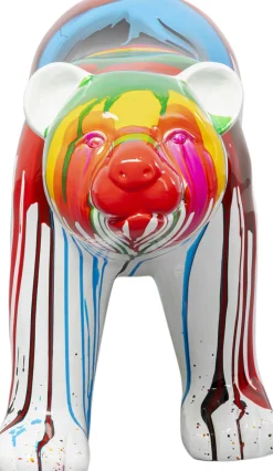Dekoracja Stojąca Kolorowa Miś Polarny 99x46 Cm