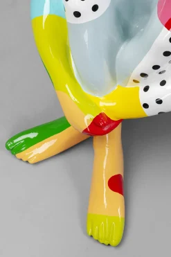 Dekoracja Stojąca Kolorowa Do Salonu Pies 80 Cm