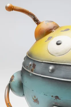 Dekoracja Stojąca Stalowa Postarzana Robot Rudiger 32 Cm