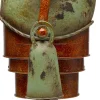 Dekoracja Stojąca Stalowa Postarzana Robot Lamy 84 Cm