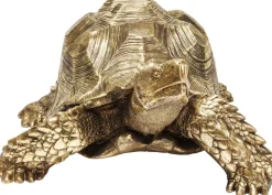 Dekoracja Stojąca Turtle XL 95x43 Cm Złota