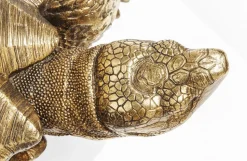 Dekoracja Stojąca Turtle XL 95x43 Cm Złota