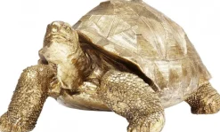 Dekoracja Stojąca Turtle 60x32 Cm Złota