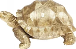 Dekoracja Stojąca Turtle 60x32 Cm Złota