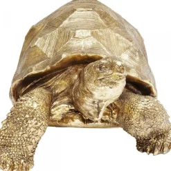 Dekoracja Stojąca Turtle 60x32 Cm Złota