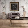 Dekoracja Stojąca Welcome Panther 57x150 Cm Srebrna Prawa