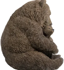 Dekoracje Stojące Cuddle Bear Family 88x81 Cm Brązowa