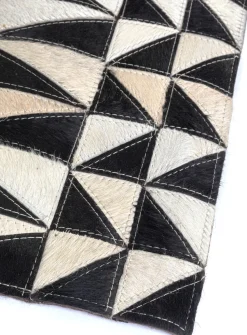 Dywan Zigzag 240x170 Cm Skóra Naturalna